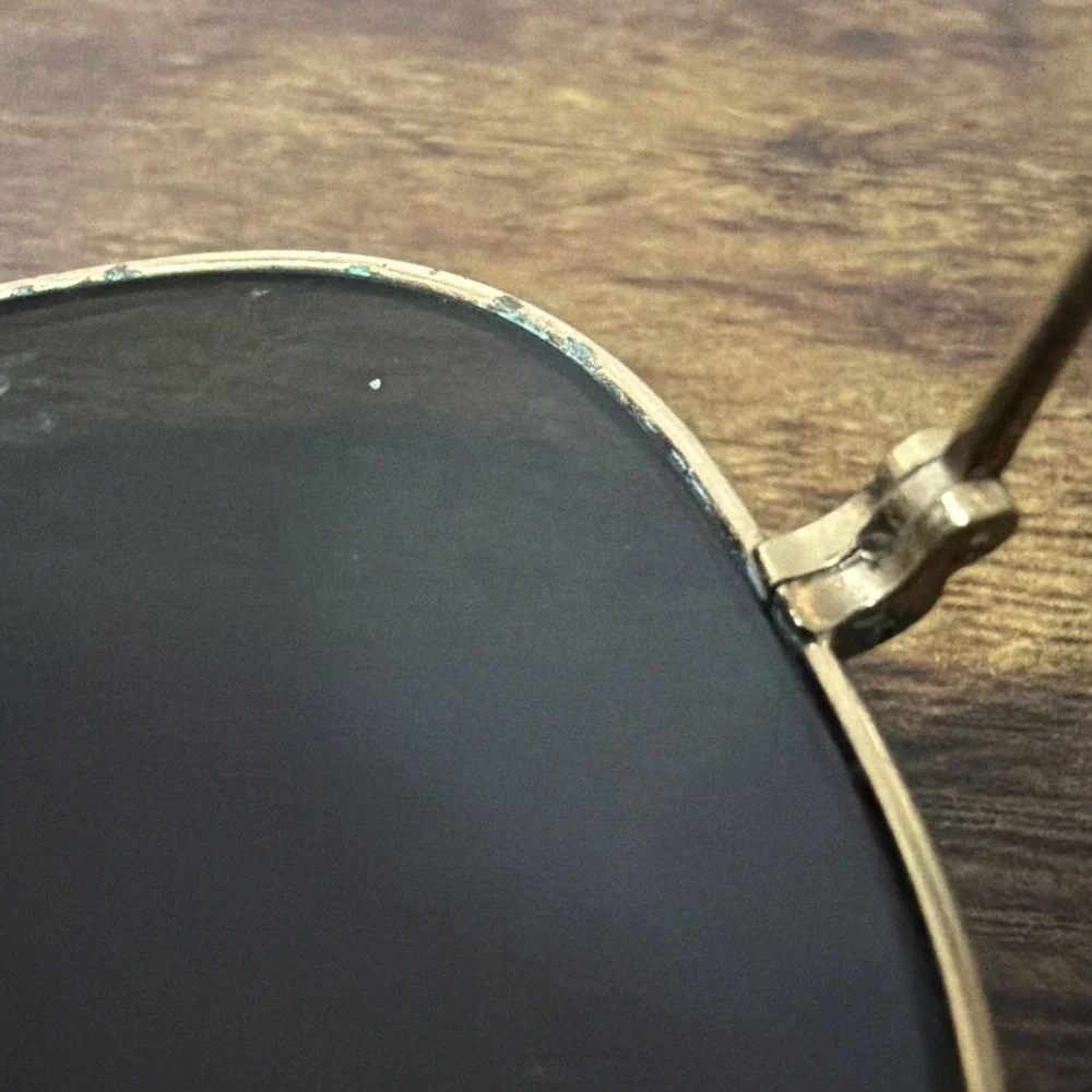 VTG 1970's 62mm B&L‎ RAY-BAN USA w/Wire Frames & Ear Hooks, Teardrop Style HTF!